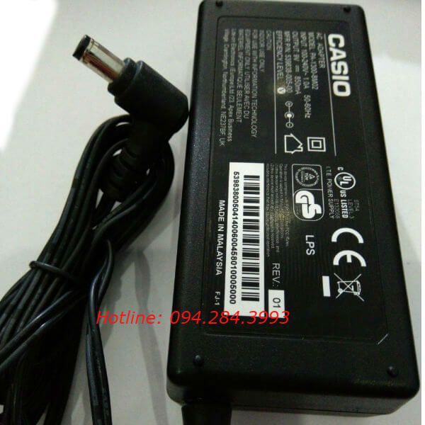 Adattatore Alimentatore AC Per Tastiere Casio CTK710 E CTK720 - Cavo Di Alimentazione Sostitutivo Da 9V - AD5